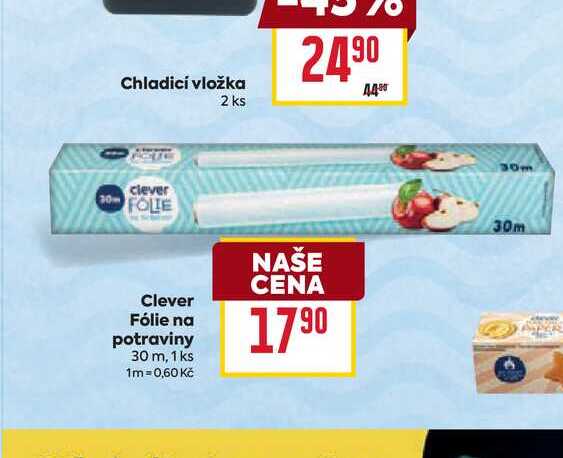 Clever Fólie na potraviny 30 m