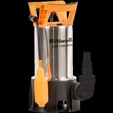 RIWALL PRO UNIVERZÁLNÍ PONORNÉ KALOVÉ ČERPADLO REP 1100 INOX