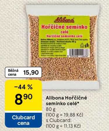Alibona Hořčičné semínko celé, 80 g