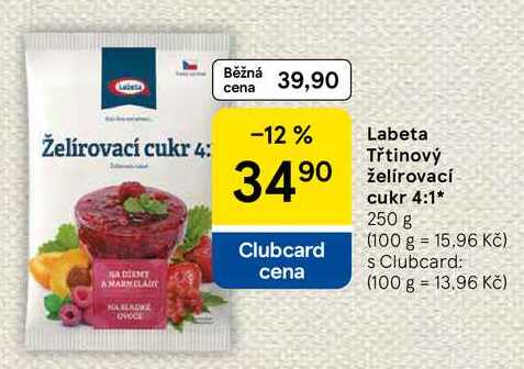 Labeta Třtinový želírovací cukr 4:1, 250 g