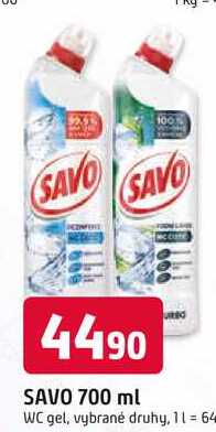 SAVO 700 ml WC gel