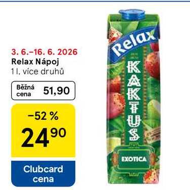 Relax Nápoj, 1 l 