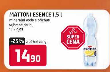MATTONI ESENCE 1,5l