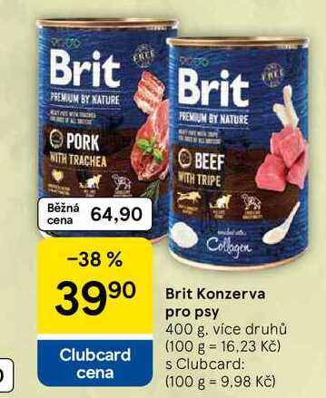 Brit Konzerva pro psy, 400 g
