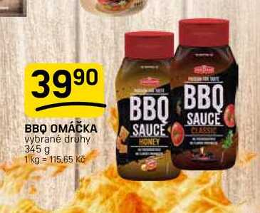 BBQ OMÁČKA vybrané druhy 345 g