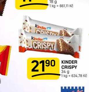 KINDER CRISPY 34 g