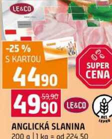 ANGLICKÁ SLANINA 200 g