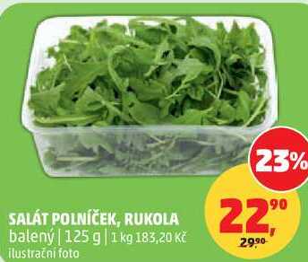 SALÁT POLNÍČEK, RUKOLA balený, 125 g