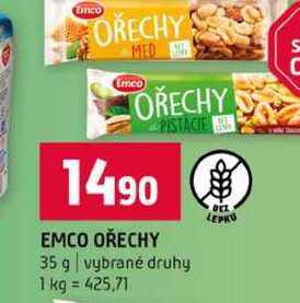 EMCO OŘECHY 35 g vybrané druhy