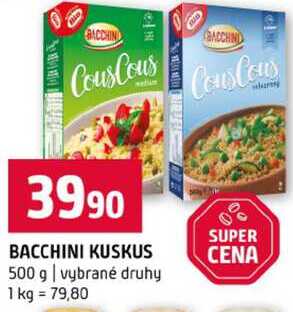 BACCHINI KUSKUS 500 g vybrané druhy 