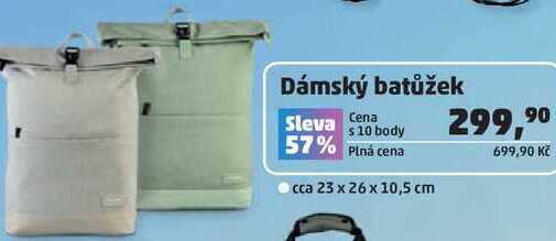 Dámský batůžek