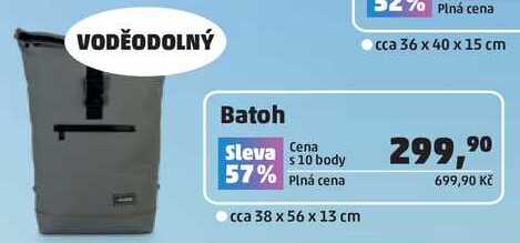 Batoh voděodolný