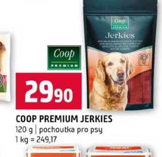 COOP PREMIUM JERKIES 120 g pochoutka pro psy