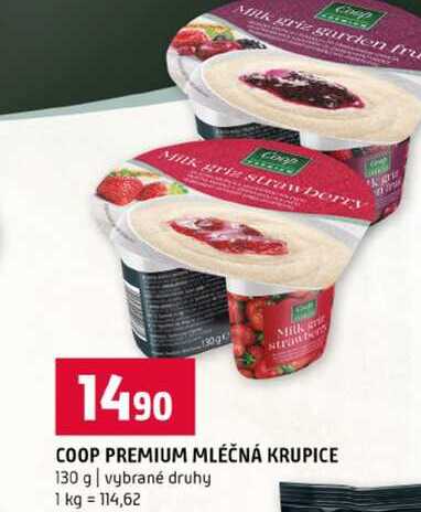 PREMIUM MLÉČNÁ KRUPICE 130 g vybrané druhy