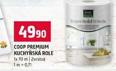 COOP PREMIUM KUCHYŇSKÁ ROLE 1x 70 m 2vrstvá