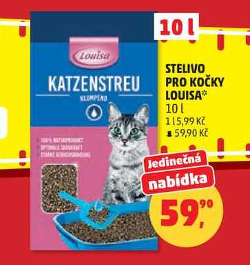 STELIVO KATZENSTREU PRO KOČKY LOUISA, 10 l