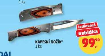 KAPESNÍ NOŽÍK, 1 ks