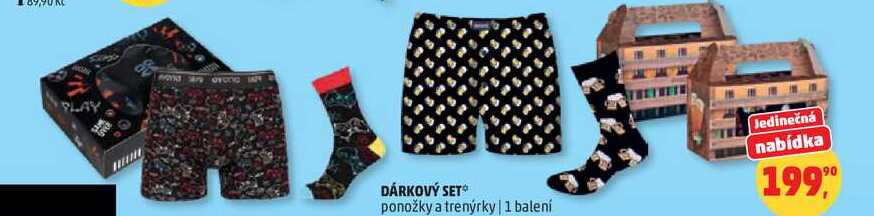DÁRKOVÝ SET ponožky a trenýrky, 1 balení