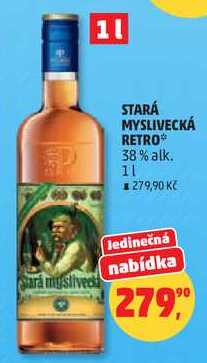 STARÁ MYSLIVECKÁ RETRO 38% alk., 1 l