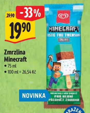 Zmrzlina Minecraft, 75 ml