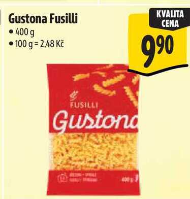 Gustona Fusilli, 400 g 