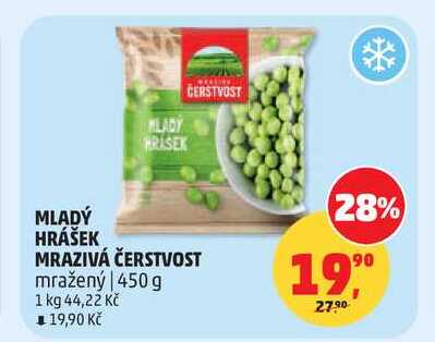 MLADÝ HRÁŠEK MRAZIVÁ ČERSTVOST mražený, 450 g