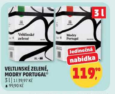 MODRY PORTUGAL, 3 l