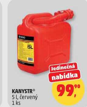 KANYSTR, 5 1, červený, 1 ks