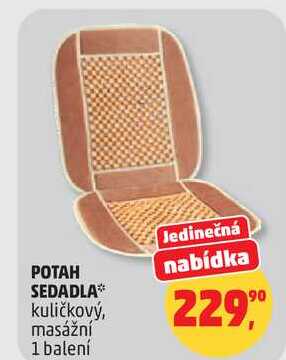 POTAH SEDADLA kuličkový, masážní, 1 balení