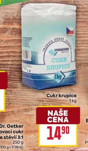 Cukr krupice 1kg