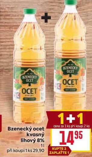 Bzenecký ocet kvasný lihový 8% 1l
