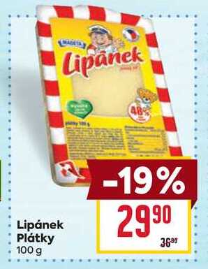 Lipánek Plátky 100 g