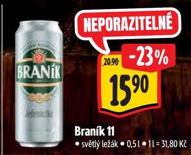 Braník 11, 0,5 l