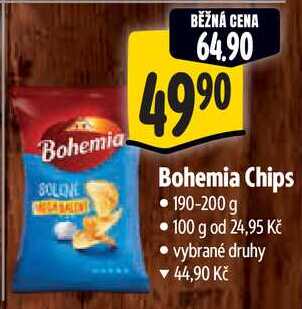 Bohemia Chips, 190-200 g