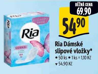 Ria Dámské slipové vložky, 50 ks
