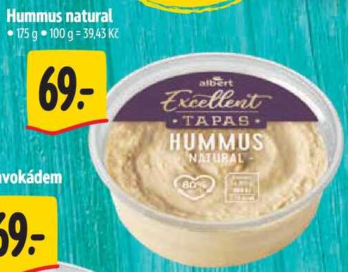 Hummus natural, 175 g
