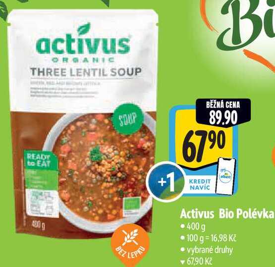 Activus Bio Polévka, 400 g