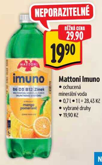 Mattoni Imuno, 0,7 l
