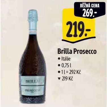 Brilla Prosecco, 0,75 l