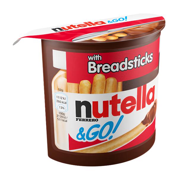 Nutella Ferrero &GO! Breadsticks Pomazánka s tyčinkami