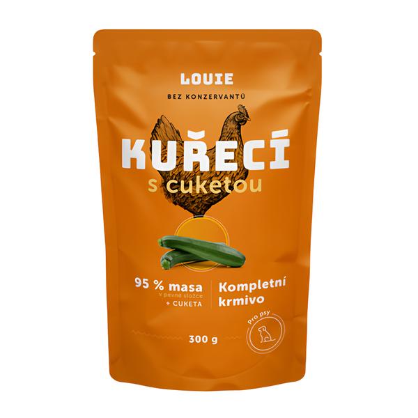 Louie Kapsička kuřecí s cuketou, vitamíny a minerály pro psy