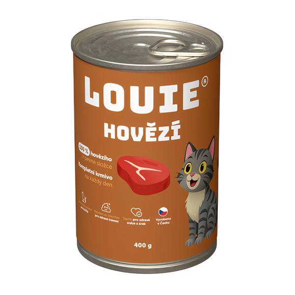 Louie konzerva pro kočky - hovězí