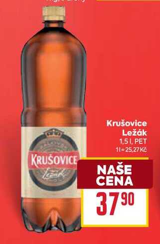 Krušovice Ležák 1,51, PET