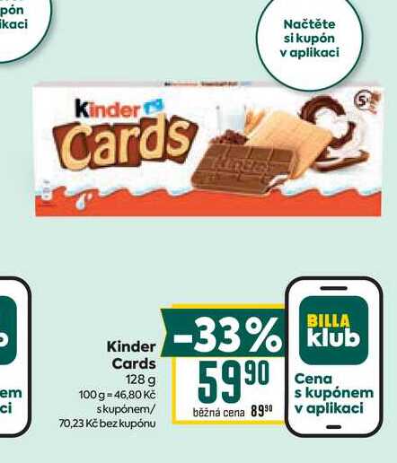 Kinder Cards 128 g