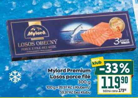 Mylord Premium Losos porce filé 300g