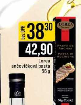 Lorea ančovičková pasta 56 g 