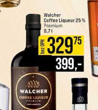 Walcher Coffee Liqueur 25% Premium 0,7l