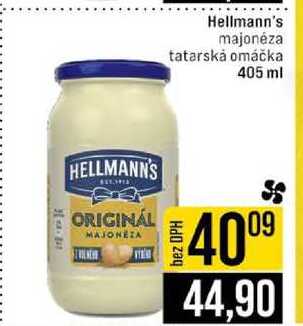 Hellmann's majonéza tatarská omáčka 405 ml