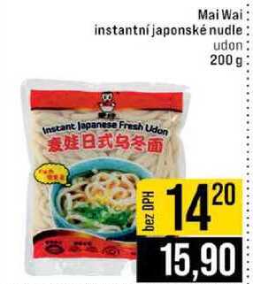 Mai Wai instantní japonské nudle udon 200 g
