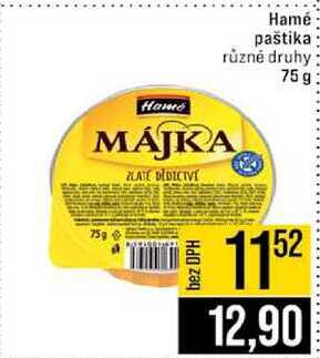 Hamé paštika různé druhy 75g